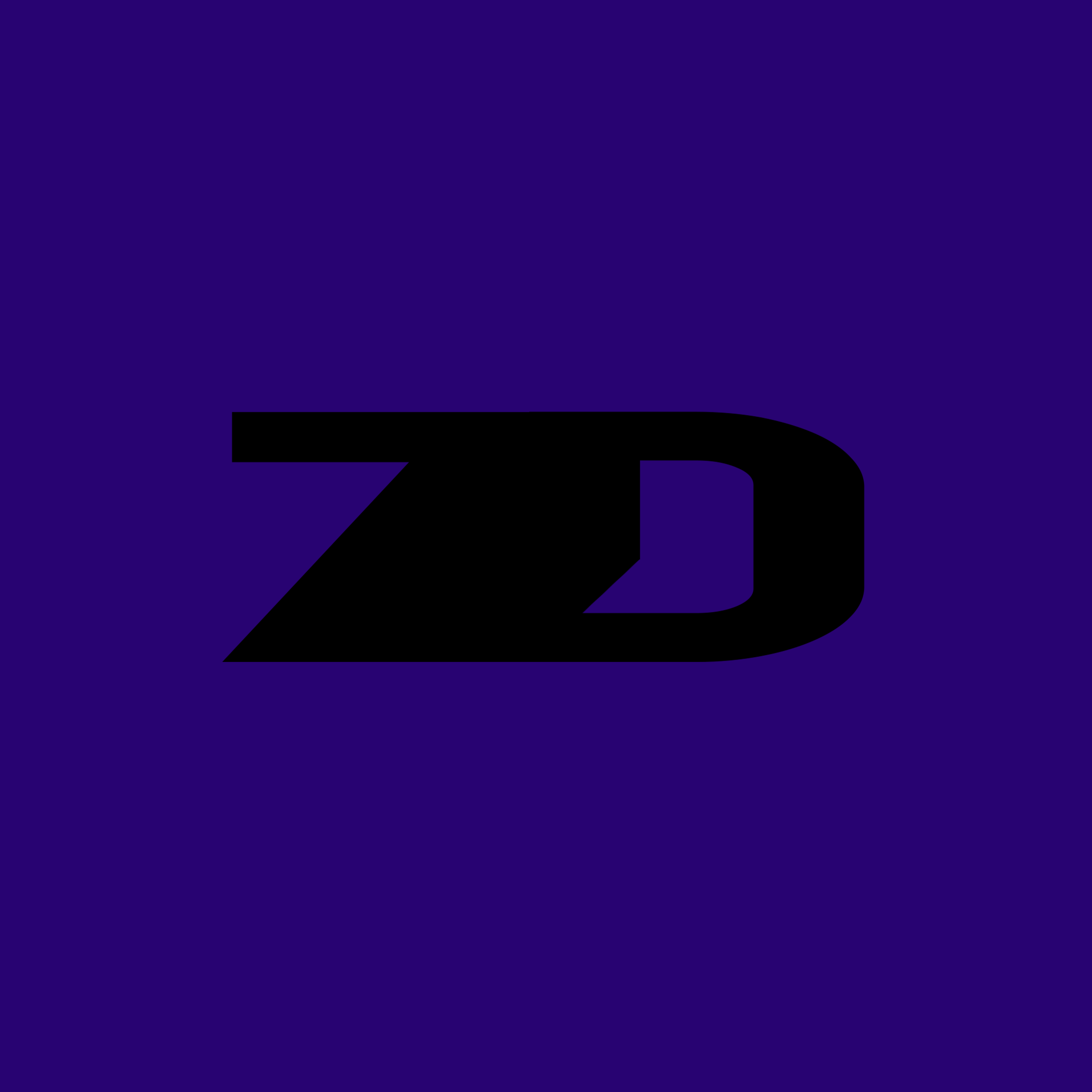 Zawles Designs Official Logo black purple