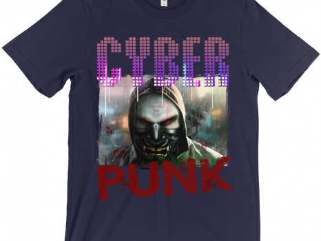 Masked Menace: Cyber Punk Unleashed T-Shirts