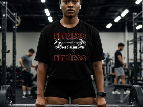 fitness is discipline tshirt