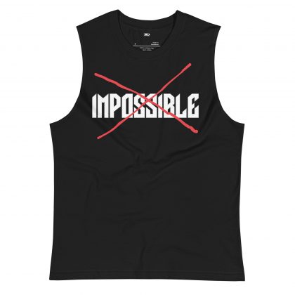Impossible Crossed Out Muscle Shirt