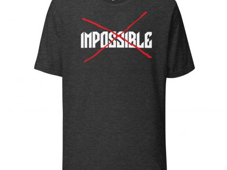 Impossible Crossed Out Unisex t-shirt