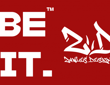 Zawles Designs clothing - BE IT slogan trademark