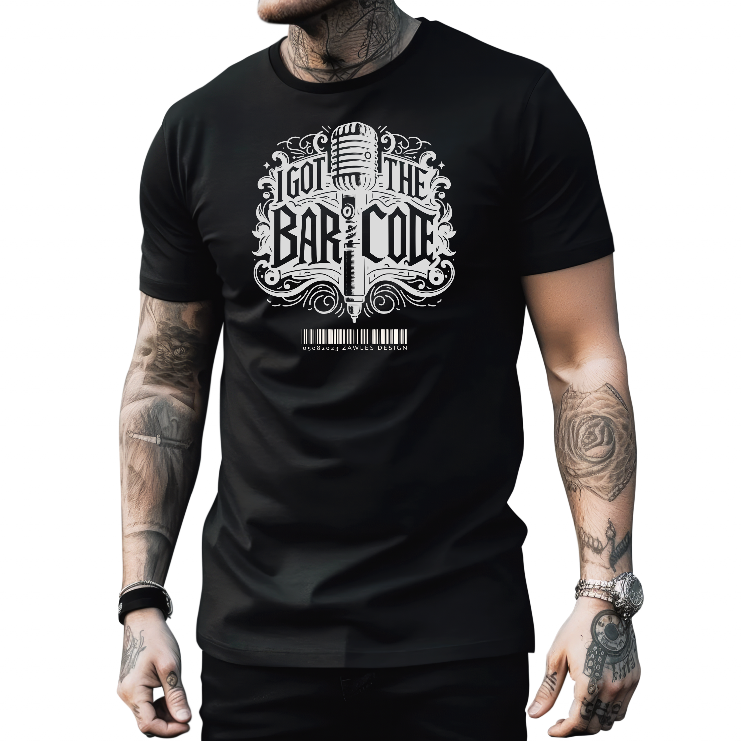 I Got The BarCoDE BY zAWLES dESIGNS I Got The BarCode: ie Lyrical Wordplay T-Shirt